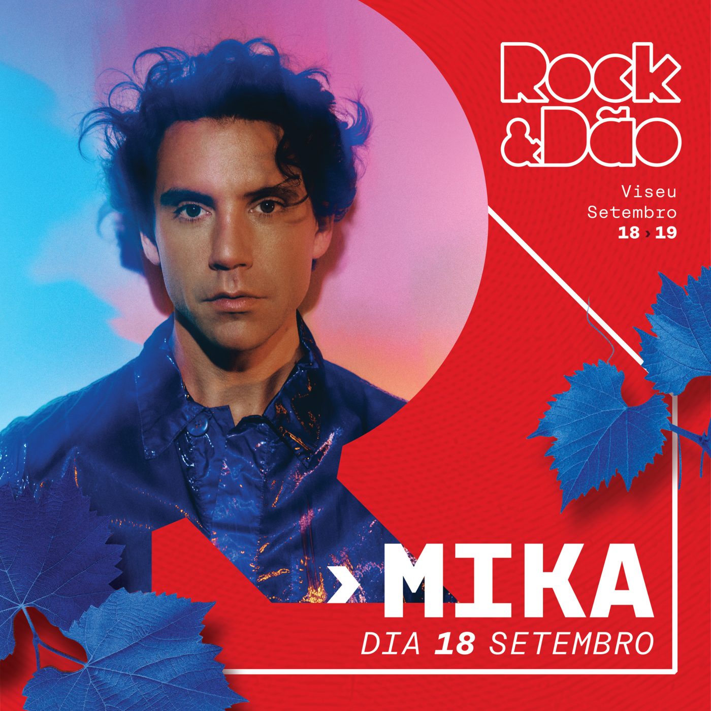 Mika em retrato artístico para o Festival Rock and Dão